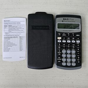 Texas Instruments TI BA II PLUS Financial Handheld Business Analyst Calculator
